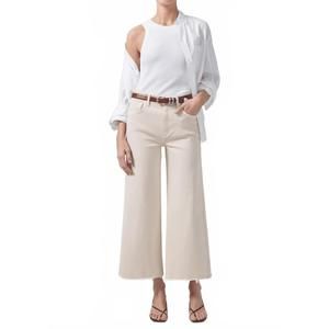 NEW CITIZENS OF HUMANITY lyra crop wide leg jeans in almondette